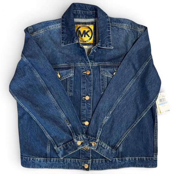 Michael Kors Jackets & Blazers - NWT Michael Michael Kors Women’s Denim Jean Jacket Cotton XL Classic Casual